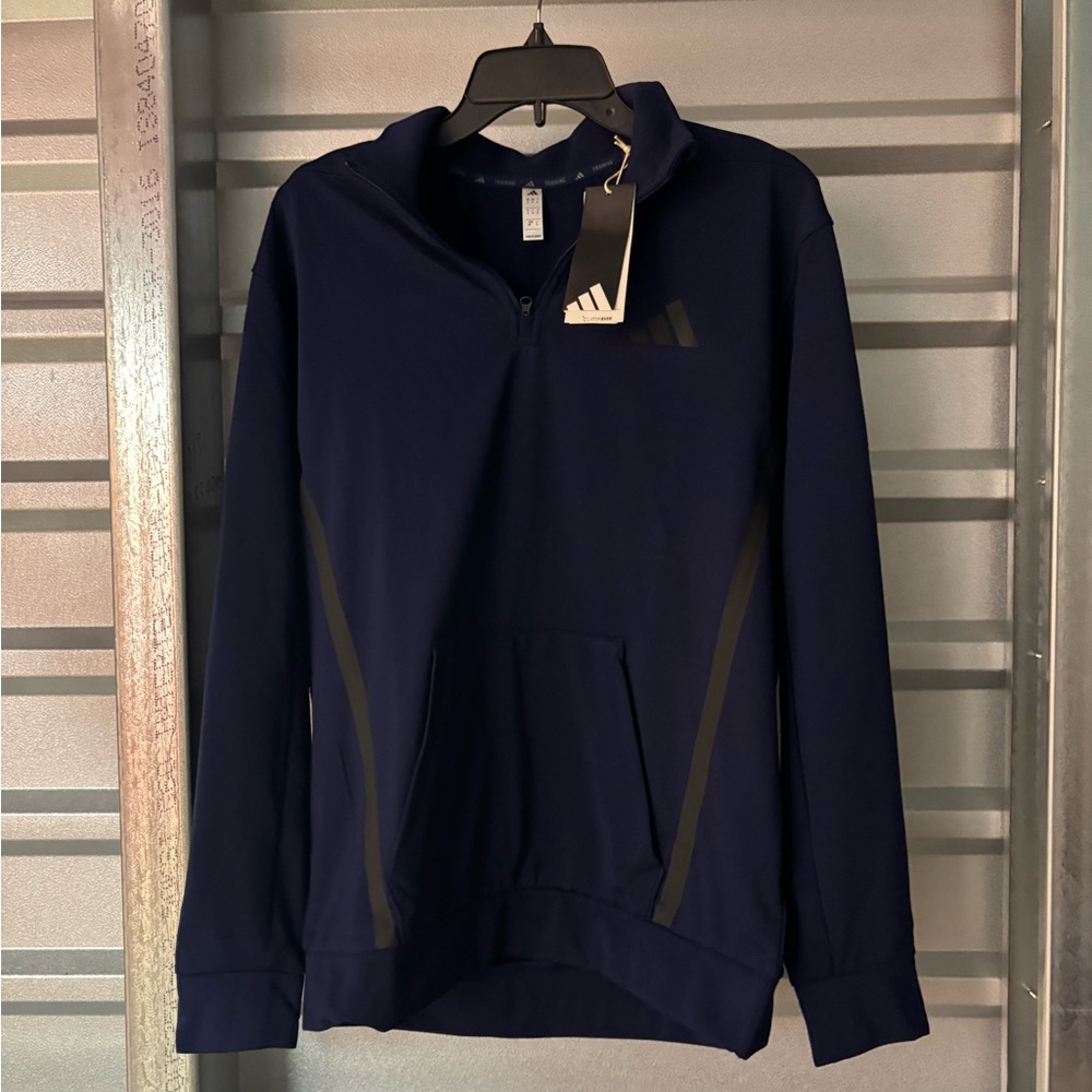 Adidas Men’s GG 1/4 Zip Pullover Team Navy Blue